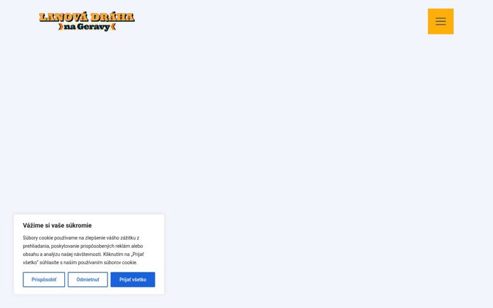 Screenshot of lanovkanageravy.sk