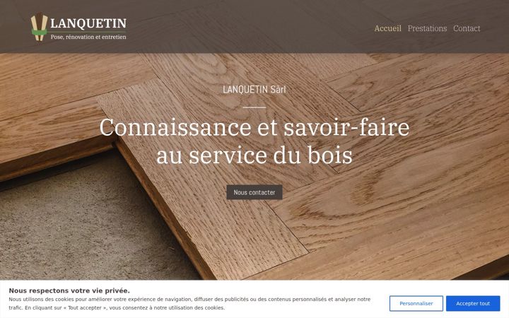 Screenshot of lanquetin.ch