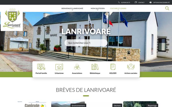 Screenshot of lanrivoare.fr