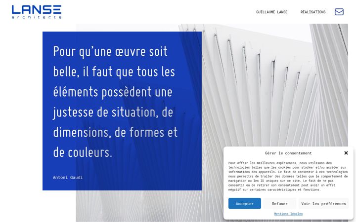 Screenshot of lanse.fr