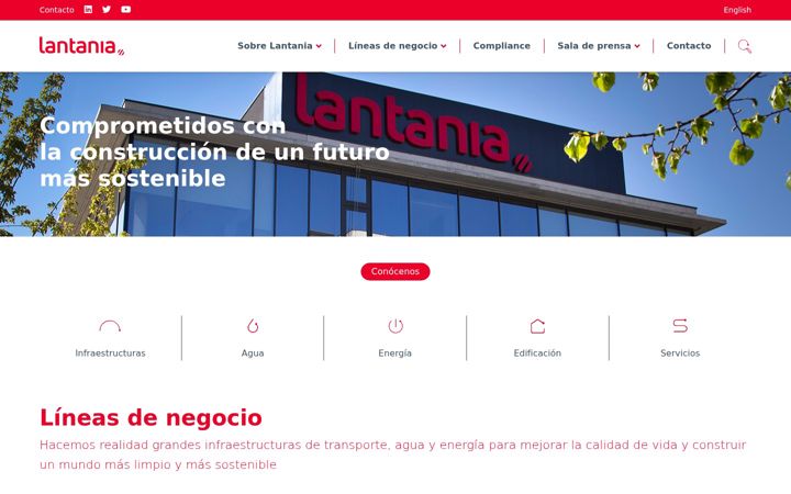 Screenshot of lantania.com