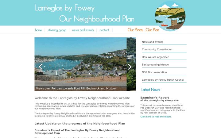 Screenshot of lanteglosbyfoweyplan.org.uk