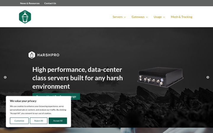 Screenshot of lanternedge.com