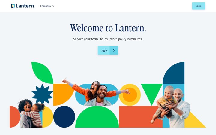 Screenshot of lanterninsurance.com