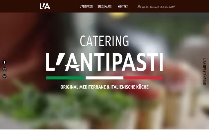 Screenshot ta' lantipasti.de