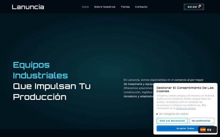 Screenshot of lanuncia.es