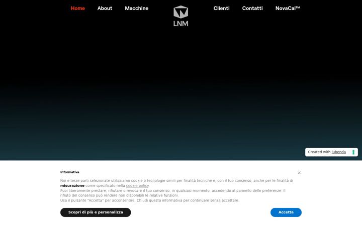 Screenshot of lanuovameccanica.it