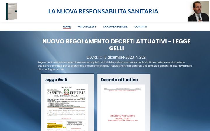 Screenshot of lanuovaresponsabilitasanitaria.it