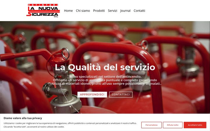 Screenshot of lanuovasicurezza.it