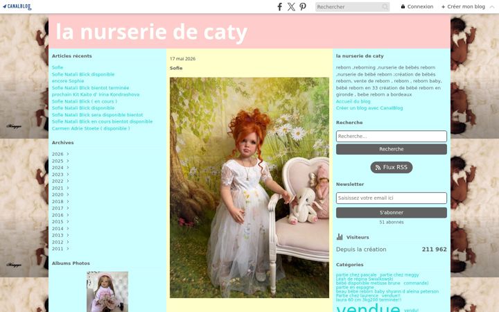 Screenshot of lanurseriedecaty.com