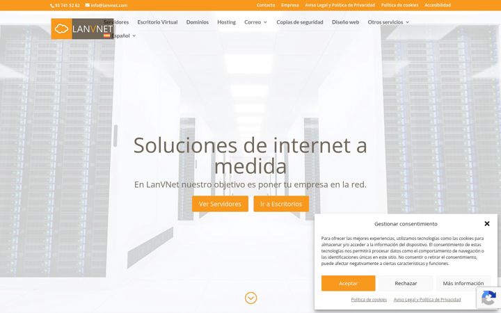 Screenshot of lanvnet.com
