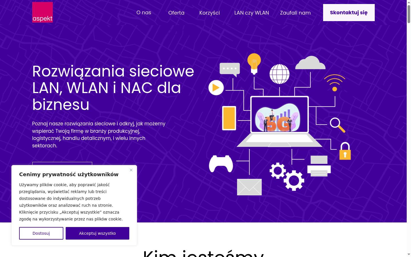 Captura de ecrã do banner de consentimento apresentado antes de qualquer interação