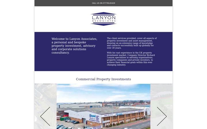 Screenshot of lanyonassociates.com