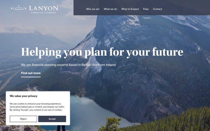 Screenshot of lanyonfp.com