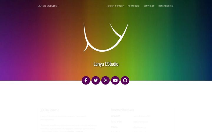 Screenshot of lanyu.es