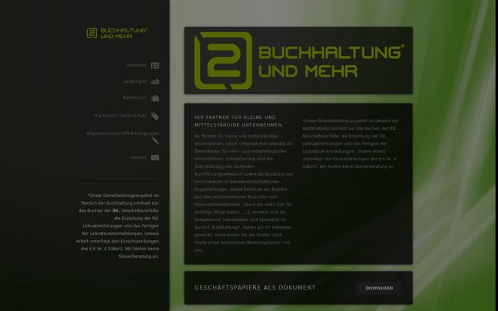 Screenshot of lanz-buchhaltung.de