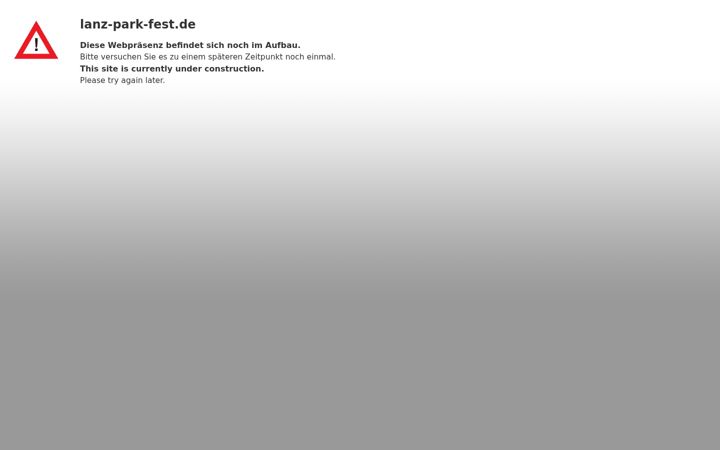 Screenshot of lanz-park-fest.de