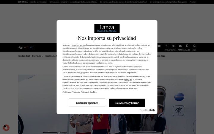 Screenshot of lanzadigital.com