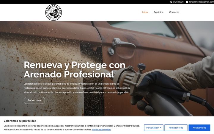 Screenshot of lanzarenados.com