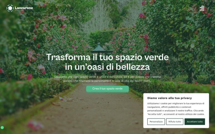 Screenshot of lanzarone.it