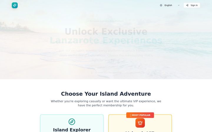 Screenshot of lanzavouchers.com