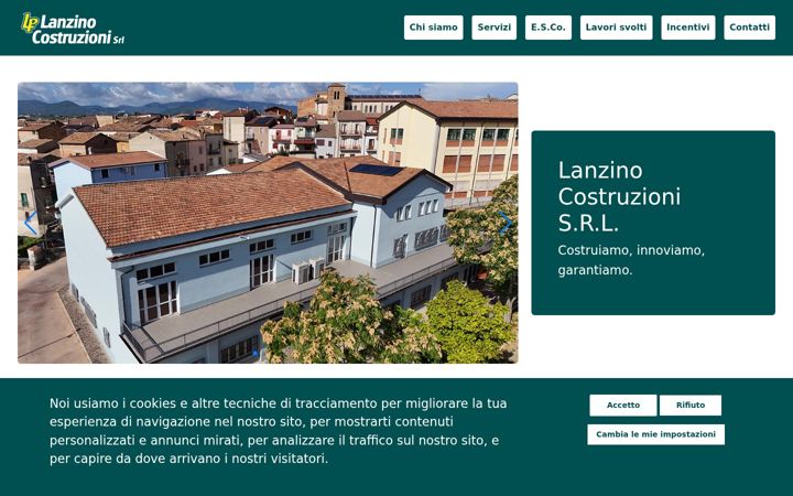 Screenshot of lanzinocostruzioni.it