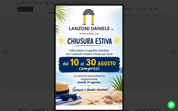 Screenshot of lanzoniserramenti.com