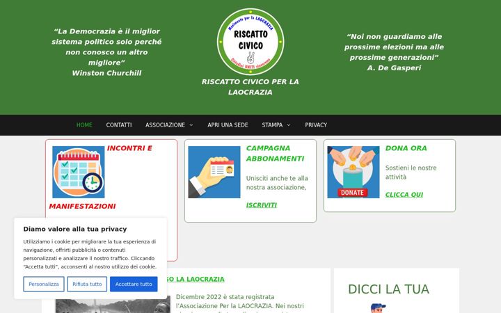 Screenshot of laocrazia.org