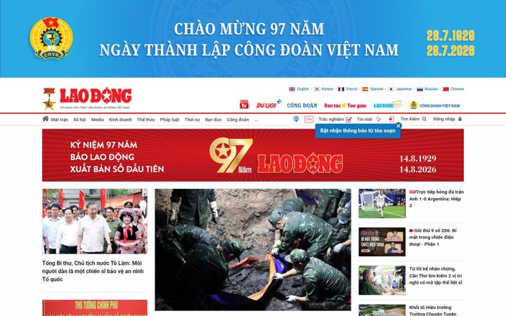 Ekrano kopija laodong.vn