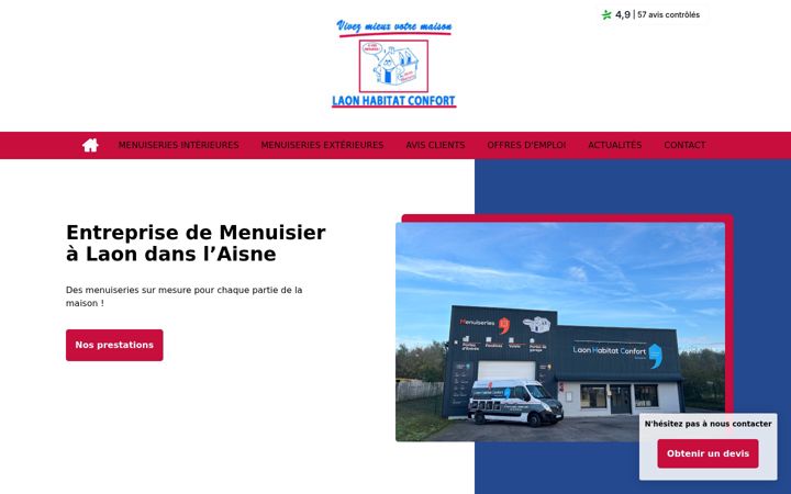 Screenshot of laonhc.fr