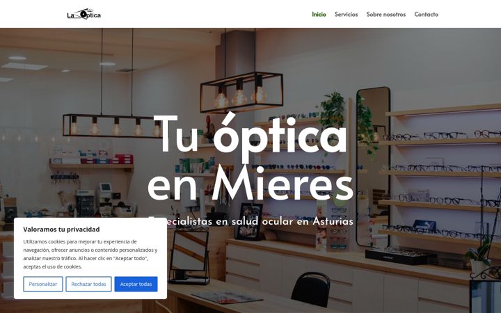 Screenshot of laopticamieres.es