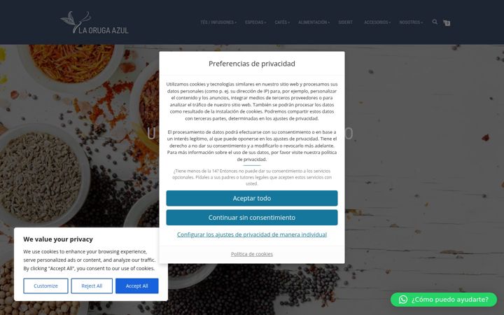 Screenshot of laorugaazul.com