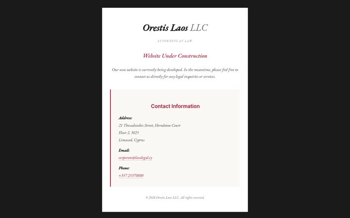 Screenshot of laoslegal.eu