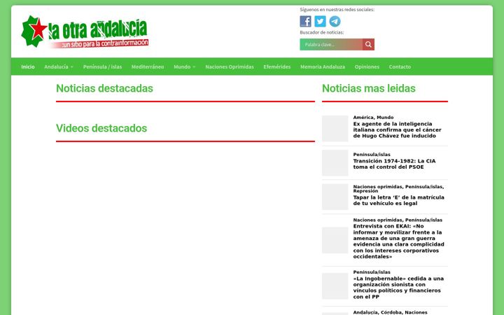 Screenshot of laotraandalucia.org