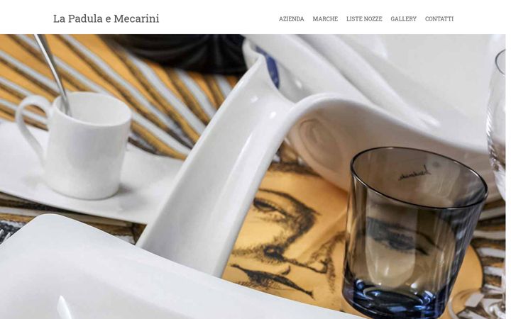 Screenshot of lapadulaemecarini.it