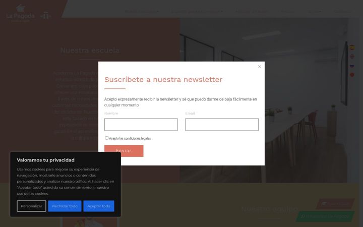 Screenshot of lapagoda.es