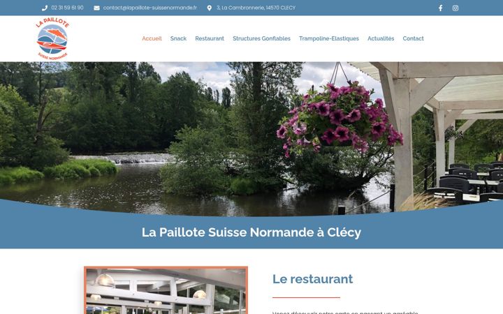 Screenshot of lapaillote-suissenormande.fr