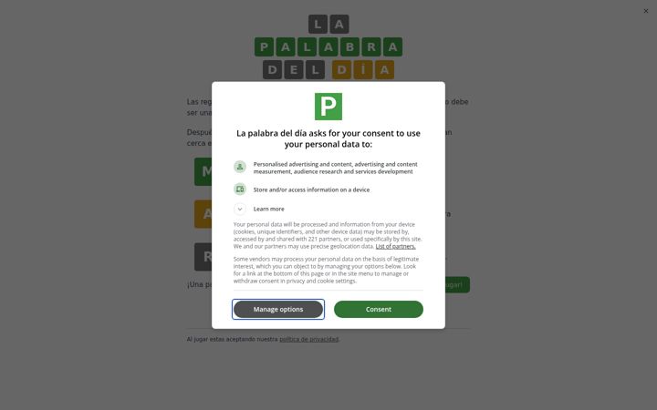 Snimka zaslona za lapalabradeldia.com