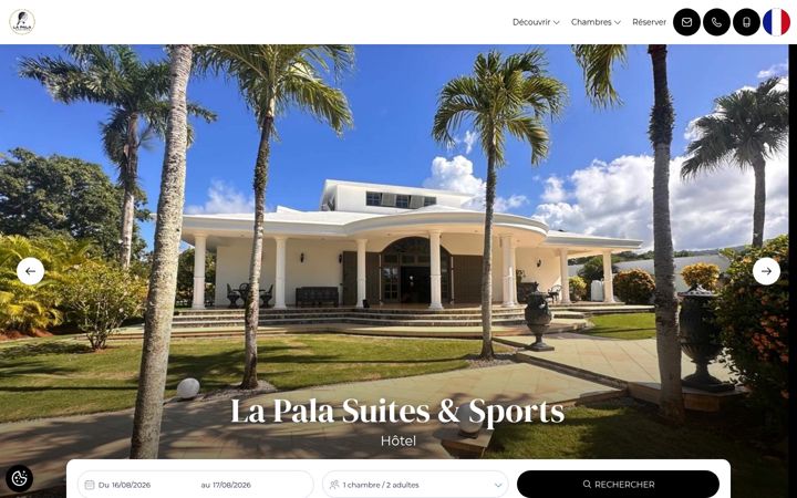 Screenshot of lapalarepdom.com
