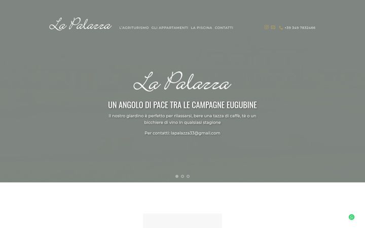 Screenshot of lapalazzagubbio.it