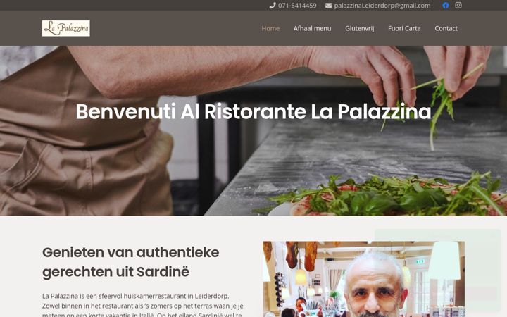 Snímek obrazovky lapalazzina.nl