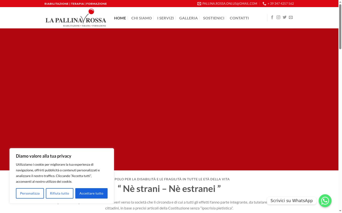 Skjermbilde av samtykkebanneret slik det vises før noen interaksjon