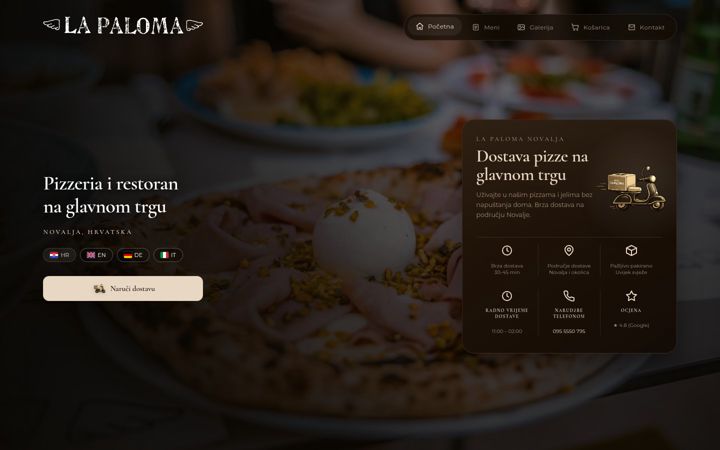 Screenshot of lapaloma.hr