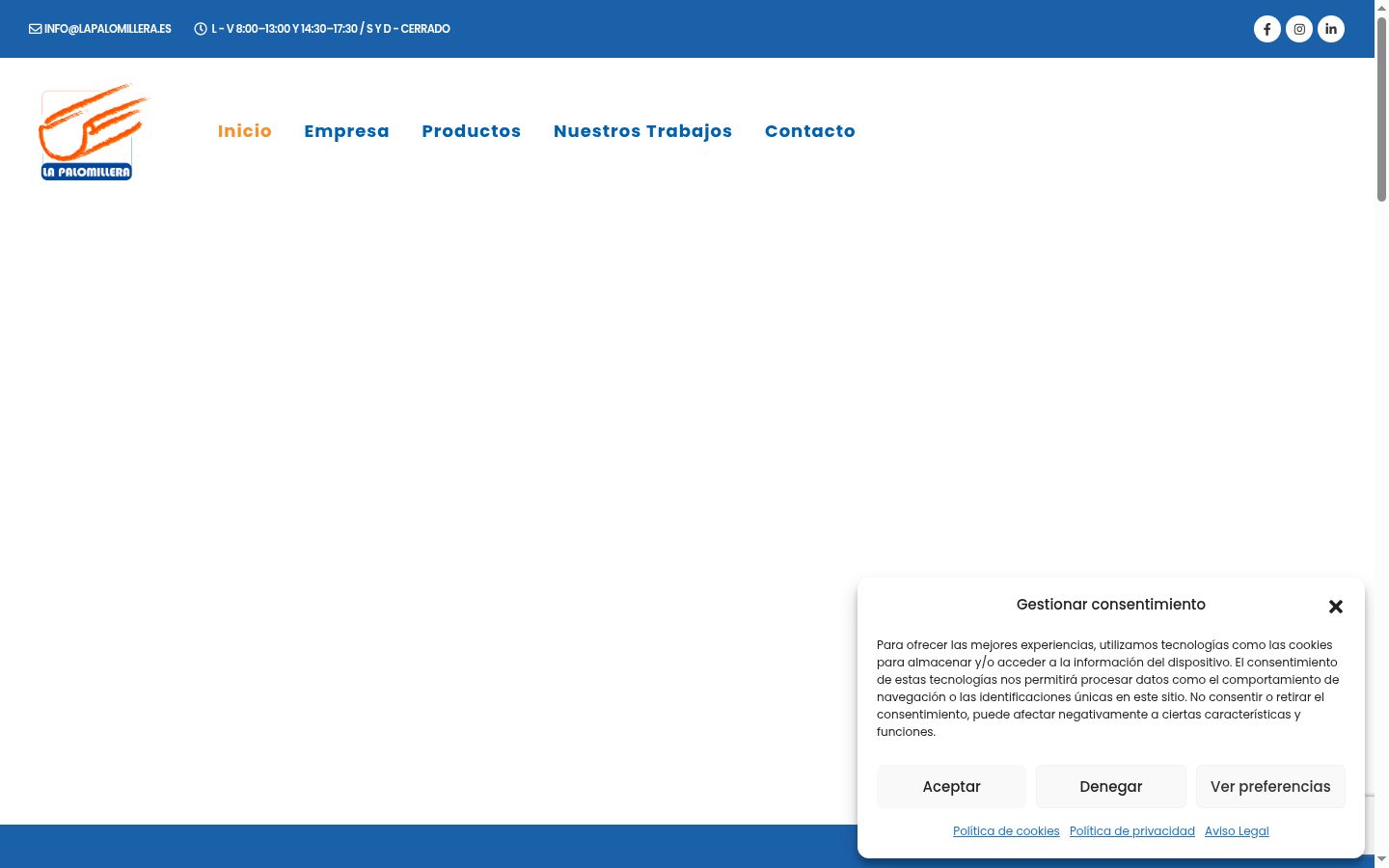 Screenshot tal-banner tal-kunsens muri qabel kwalunkwe interazzjoni