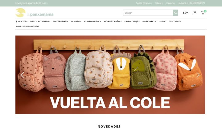 Screenshot of lapanxamama.com