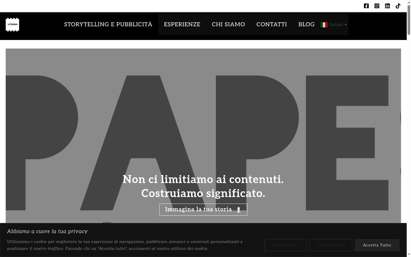 Screenshot tal-banner tal-kunsens muri qabel kwalunkwe interazzjoni
