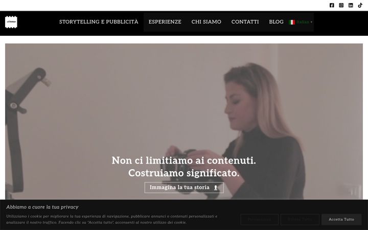 Screenshot of lapapessaproduction.com