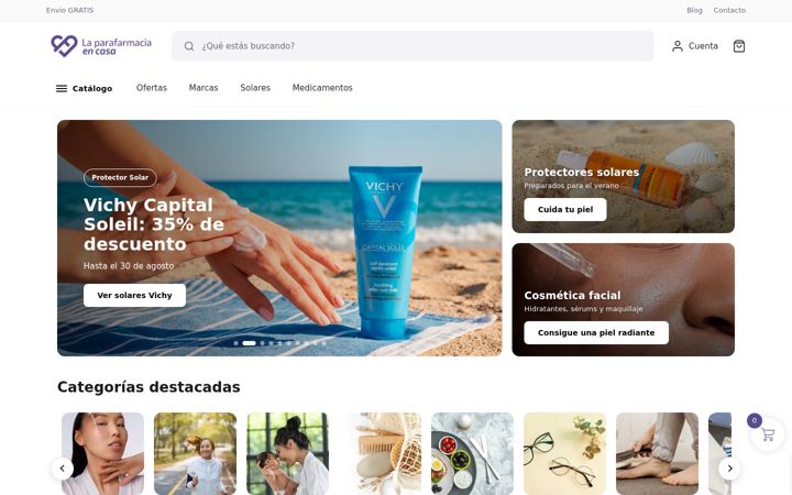 Screenshot of laparafarmaciaencasa.com