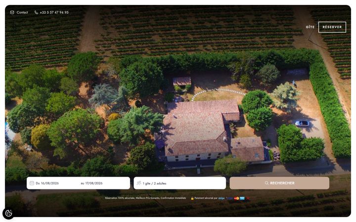 Screenshot of laparenthesegirondine.fr