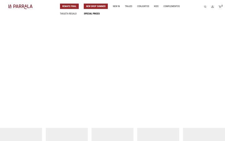 Screenshot of laparralaflamenca.com
